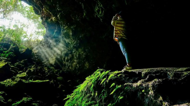 'Entrando' en la cueva volcánica más magnífica del sudeste asiático en Dak Nong foto 2