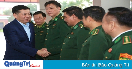 Provincial Party Secretary Nguyen Long Hai visits and wishes a Happy New Year to the Provincial Border Guard