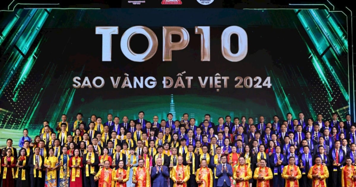 Tôn vinh top 10 thương hiệu Sao Vàng đất Việt 2024