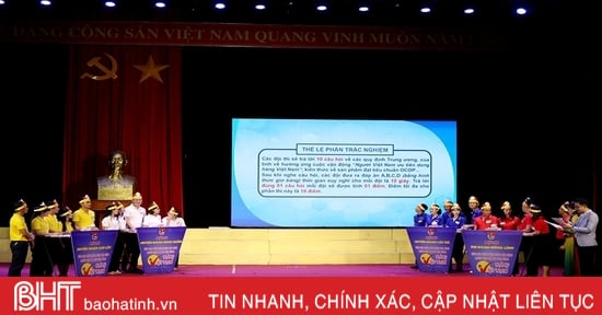 Sôi nổi hội thi “Tuổi trẻ Hà Tĩnh tự hào hàng Việt Nam”