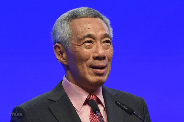 El primer ministro de Singapur, Lee Hsien Loong. (Foto: AFP/VNA)