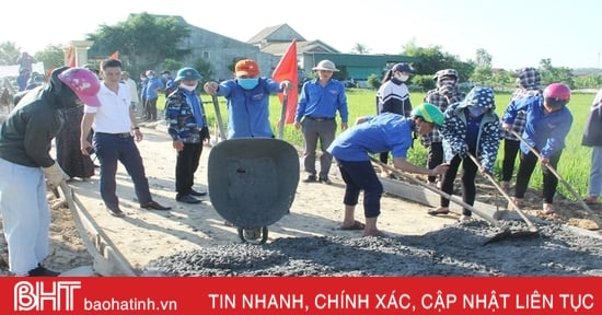 Dấu ấn các tổ chức đoàn thể trong xây dựng NTM ở Lộc Hà