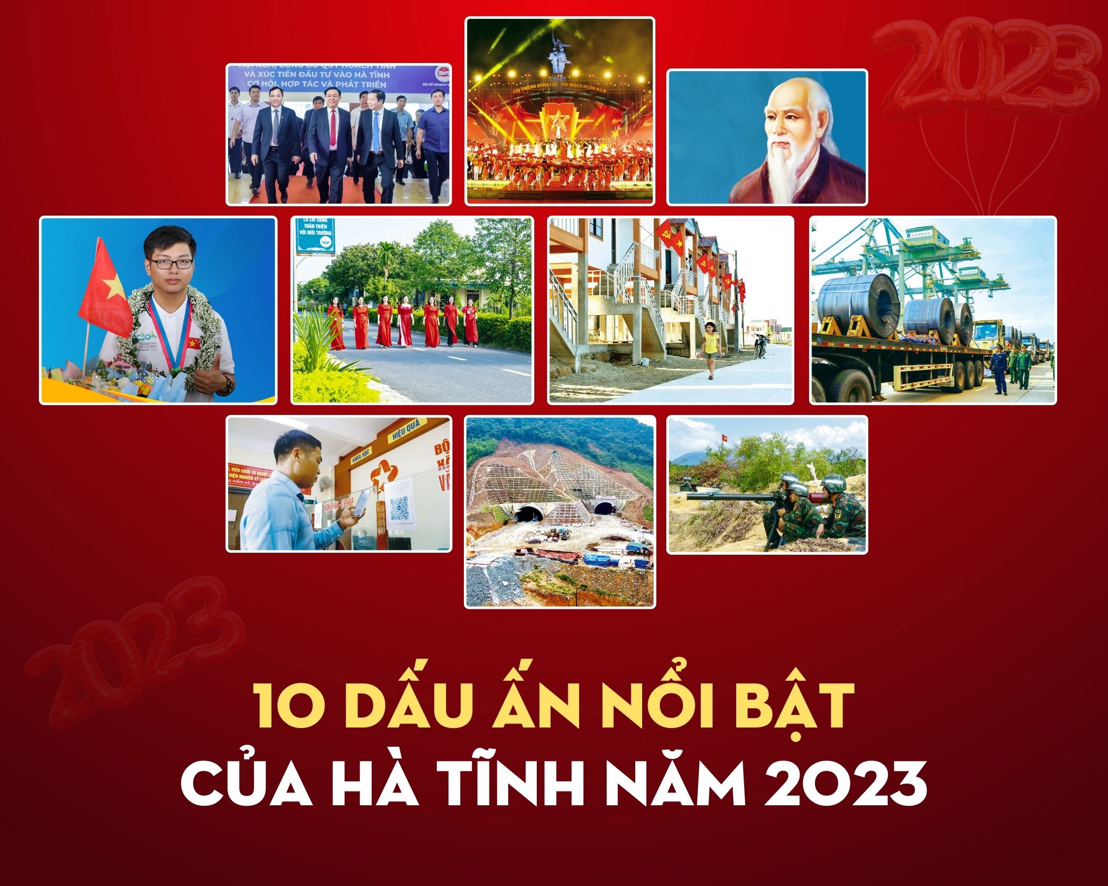 10 herausragende Highlights von Ha Tinh im Jahr 2023