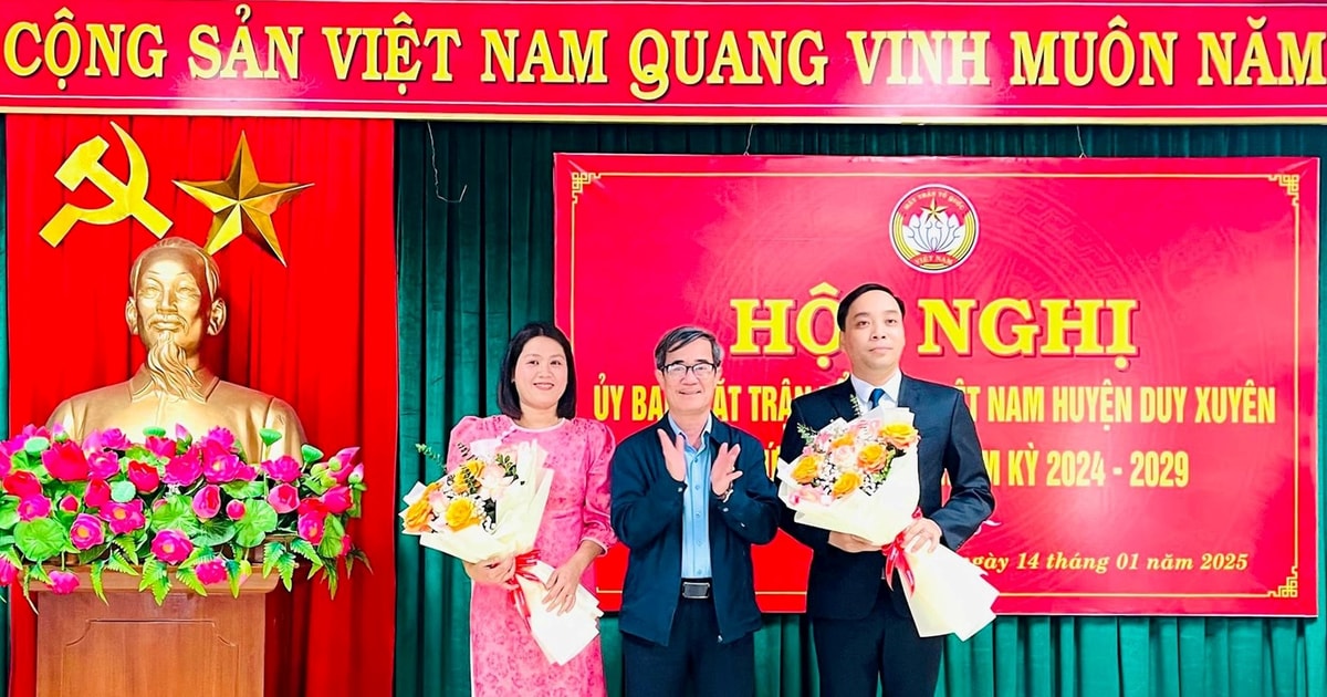 លោក Nguyen Van Khanh ត្រូវបានជ្រើសរើសឲ្យកាន់តំណែងជាប្រធានគណៈកម្មាធិការរណសិរ្សមាតុភូមិវៀតណាមនៃស្រុក Duy Xuyen។