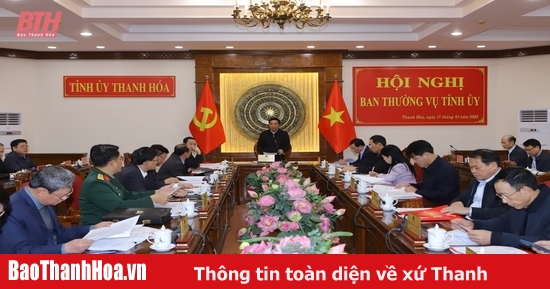 Ban Thường vụ Tỉnh ủy cho ý kiến vào việc sắp xếp tổ chức bộ máy và chuyển đổi số