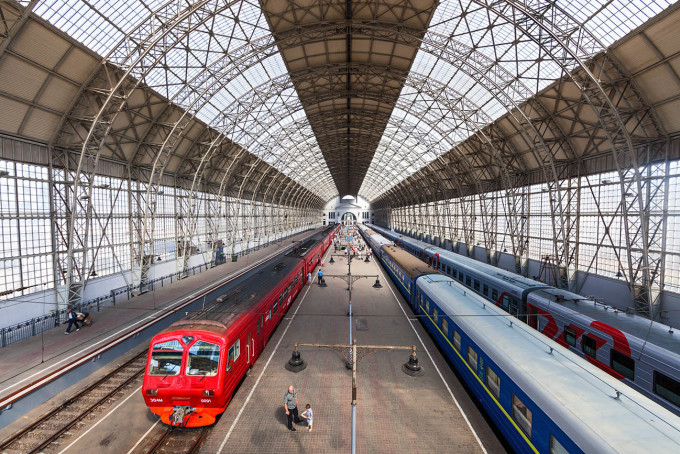 Estación de tren en Moscú. Foto: Rusia