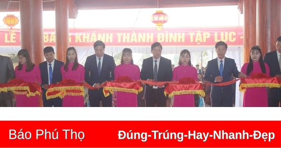 Khánh thành công trình trùng tu, tôn tạo đình Tập Lục