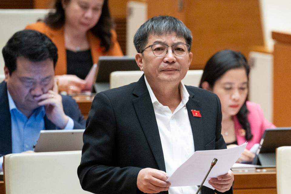 Delegate Pham Dinh Thanh (National Assembly Delegation of Kon Tum Province) - Photo: Quochoi.vn