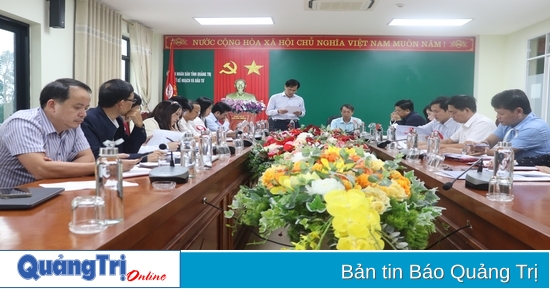 Ban Kinh tế - Ngân sách HĐND tỉnh làm việc với Sở Kế hoạch và Đầu tư về một số nội dung trình kỳ họp HĐND tỉnh