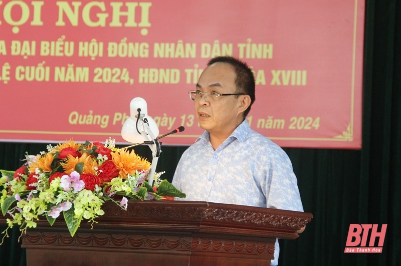 Provincial People's Council delegates meet voters in Thanh Hoa city