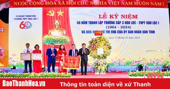 Lễ kỷ niệm 60 năm thành lập Trường cấp 3 Hậu Lộc