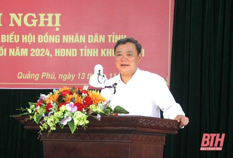 Provincial People's Council delegates meet voters in Thanh Hoa city