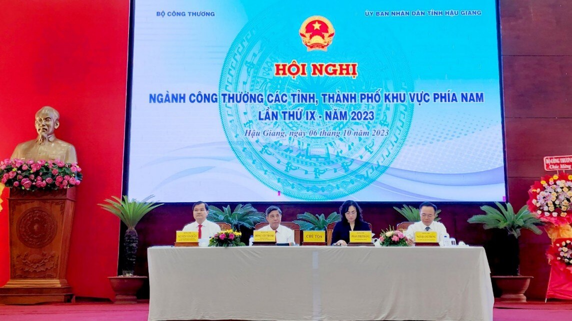 Hội nghị ngành Công Thương khu vực phía Nam năm 2023 tổ chức tại Hậu Giang