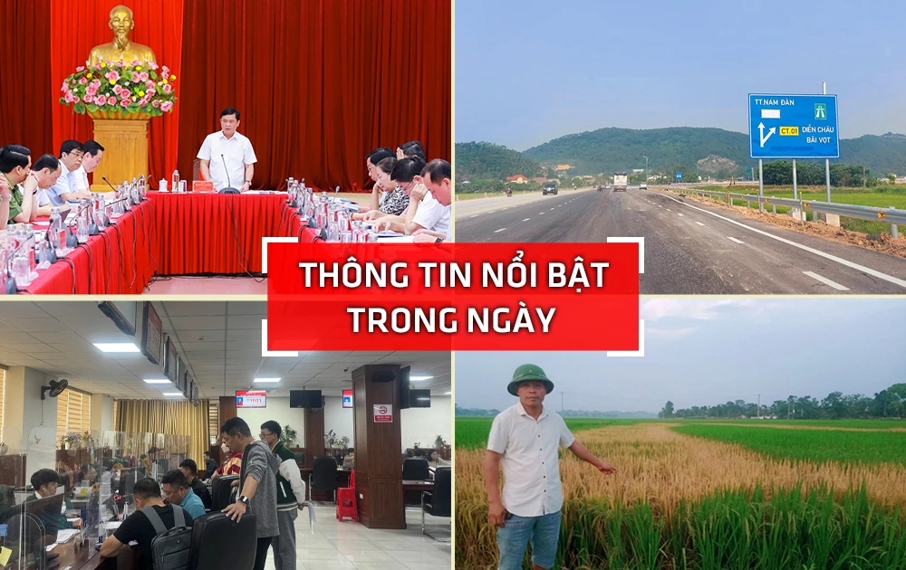 Thông tin nổi bật tại Nghệ An ngày 2/5