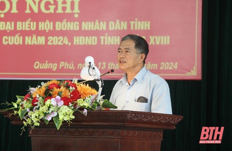 Provincial People's Council delegates meet voters in Thanh Hoa city