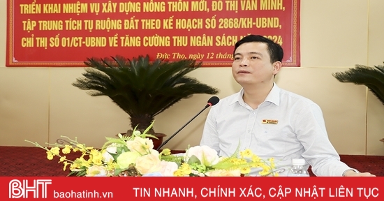 Đức Thọ quyết tâm đạt chuẩn NTM nâng cao trong năm 2024