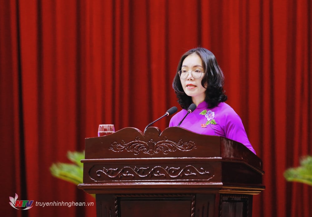 Mme Nguyen Thi Anh Hoa, Secrétaire de la réunion, a présenté le projet de résolution.