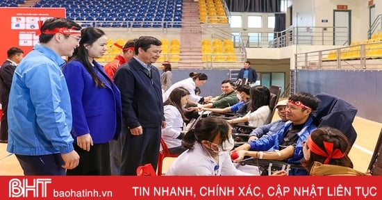 Ngày “Chủ nhật đỏ” tại Hà Tĩnh thu về 668 đơn vị máu