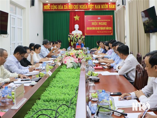 Comité provincial du Front de la Patrie du Vietnam : Conférence sur le travail du Front au premier trimestre 2024