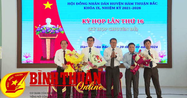 Ông Đặng Thanh Phúc được bầu giữ chức Chủ tịch UBND huyện Hàm Thuận Bắc