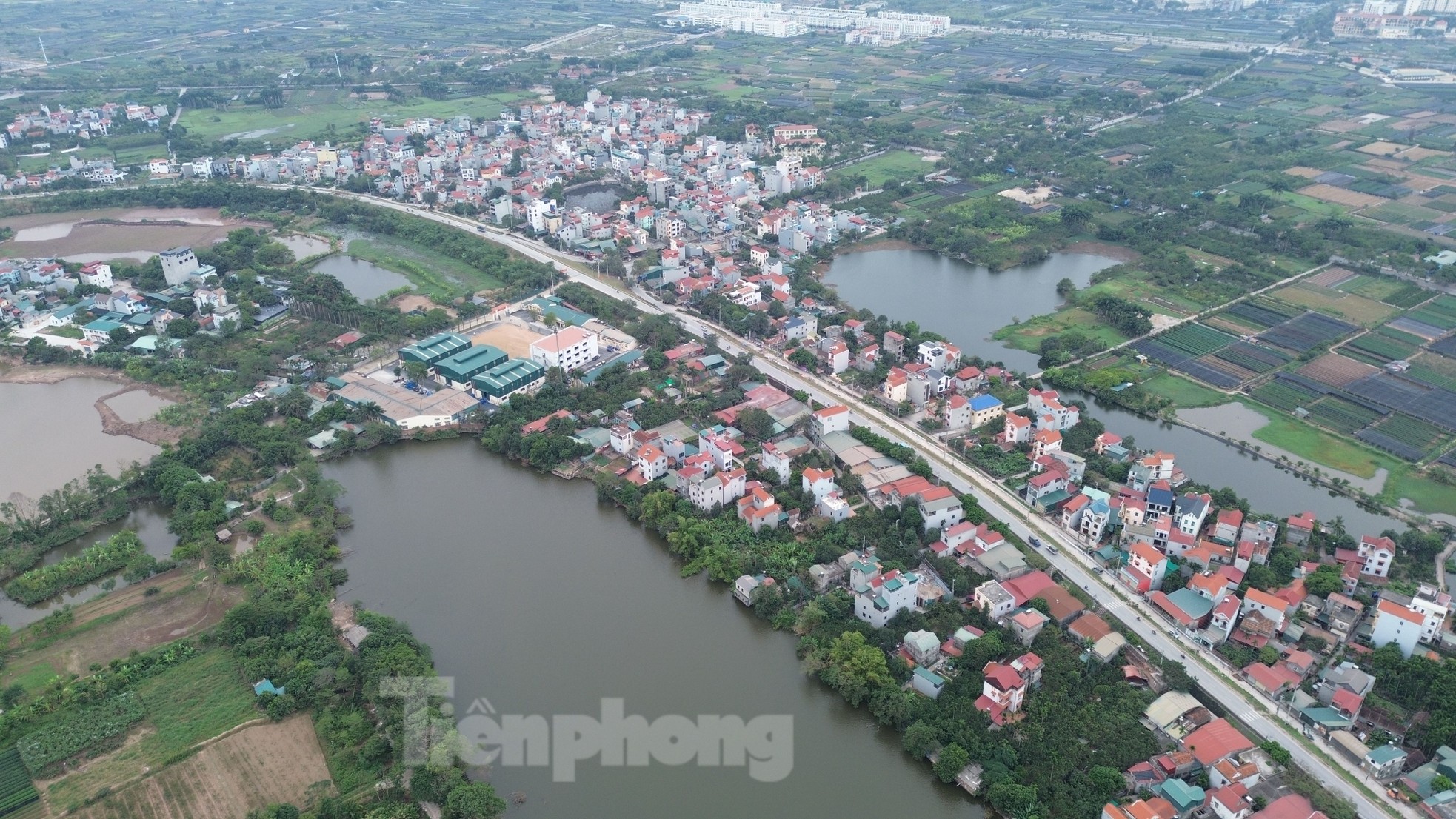 Hanoi: Primer plano de la zona donde se construirá el puente Thuong Cat de ocho carriles, foto 6