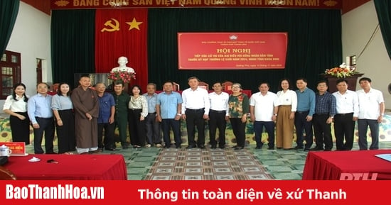 Les délégués du Conseil populaire provincial rencontrent les électeurs de la ville de Thanh Hoa