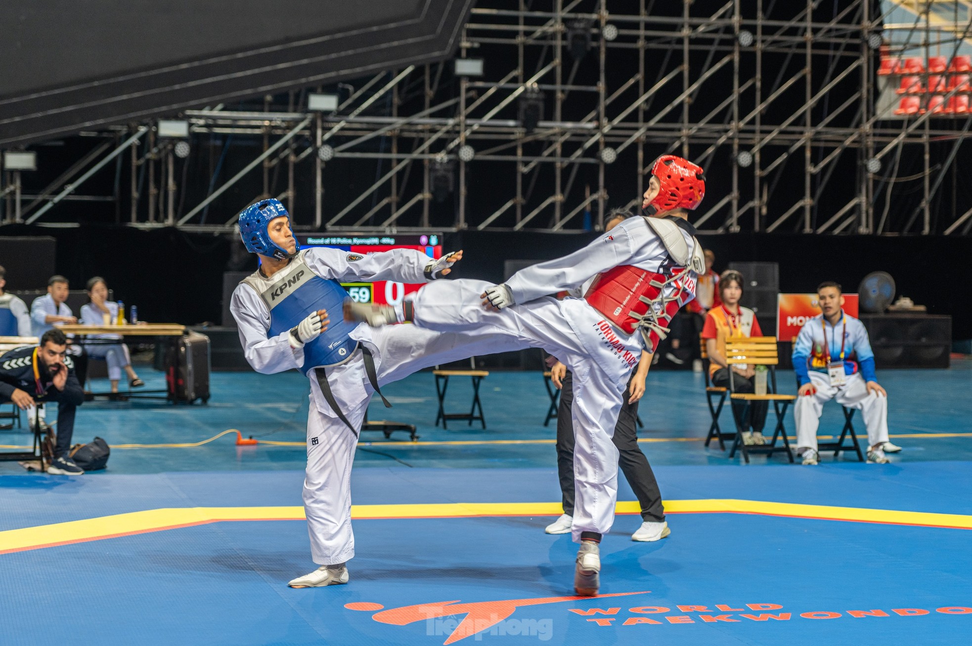 Quang Ninh est prêt pour la cérémonie d'ouverture du Championnat asiatique de taekwondo de la police photo 18