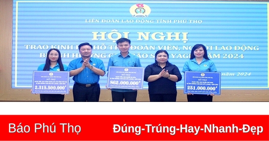 Trên 4,2 tỷ đồng hỗ trợ đoàn viên, người lao động bị ảnh hưởng bởi bão số 3