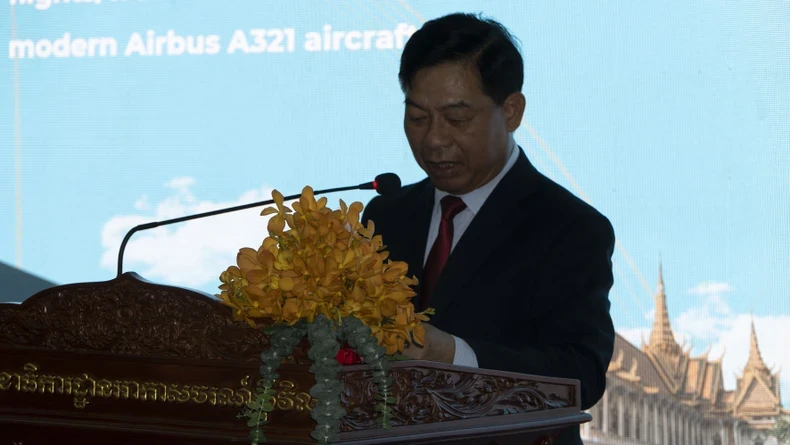 L'Ambassadeur Nguyen Huy Tang prend la parole lors de l'événement (Photo : Nguyen Hiep)