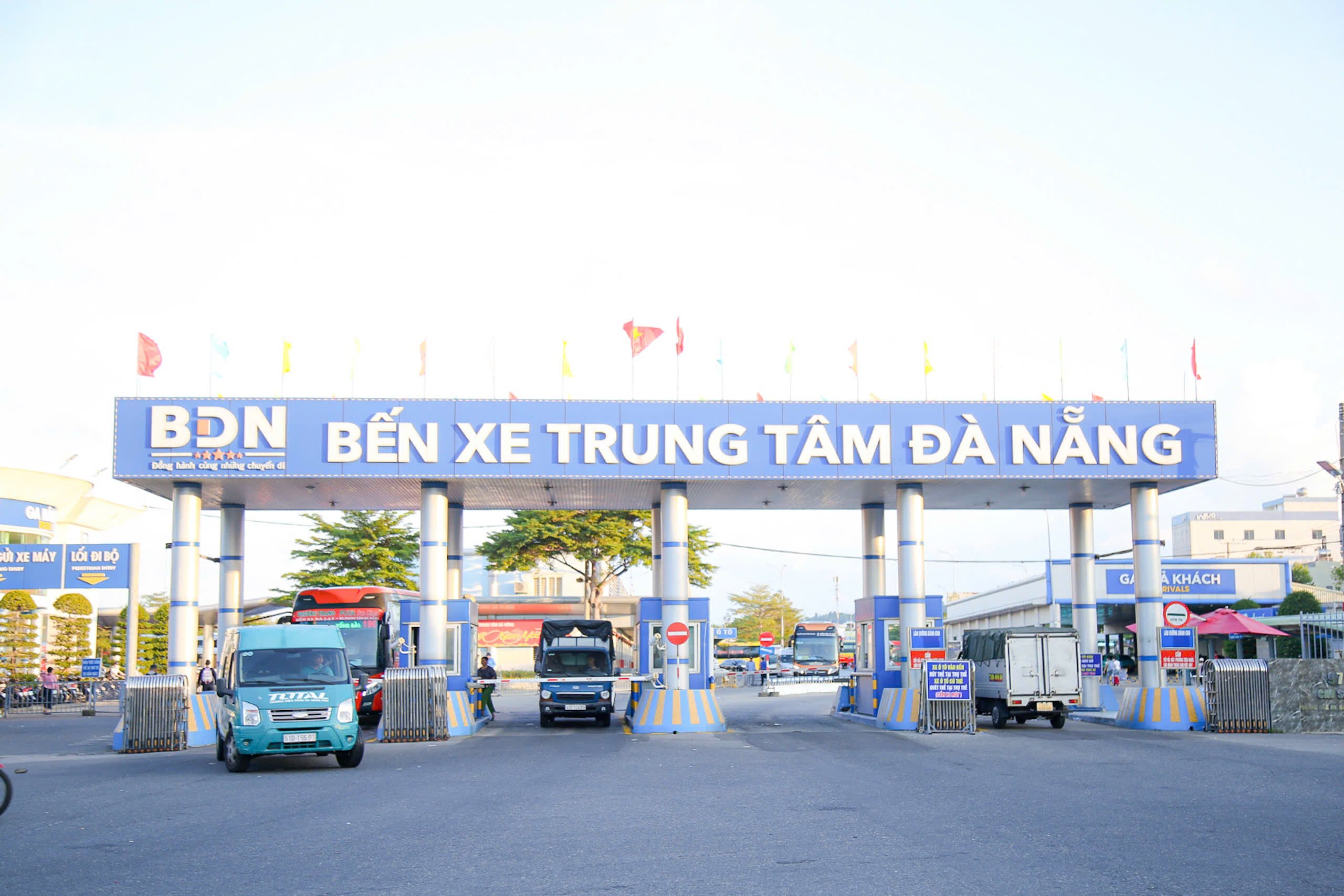 About 500-600 buses arrive and depart at the City Center bus station every day during National Day, September 2.