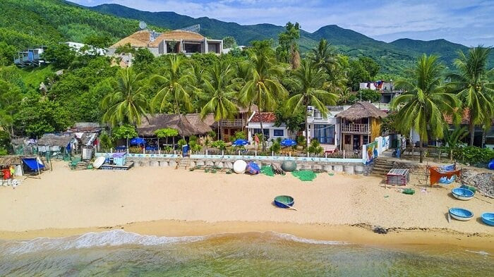 Wunderschönes Fischerdorf Bai Xep an der Küste von Quy Nhon