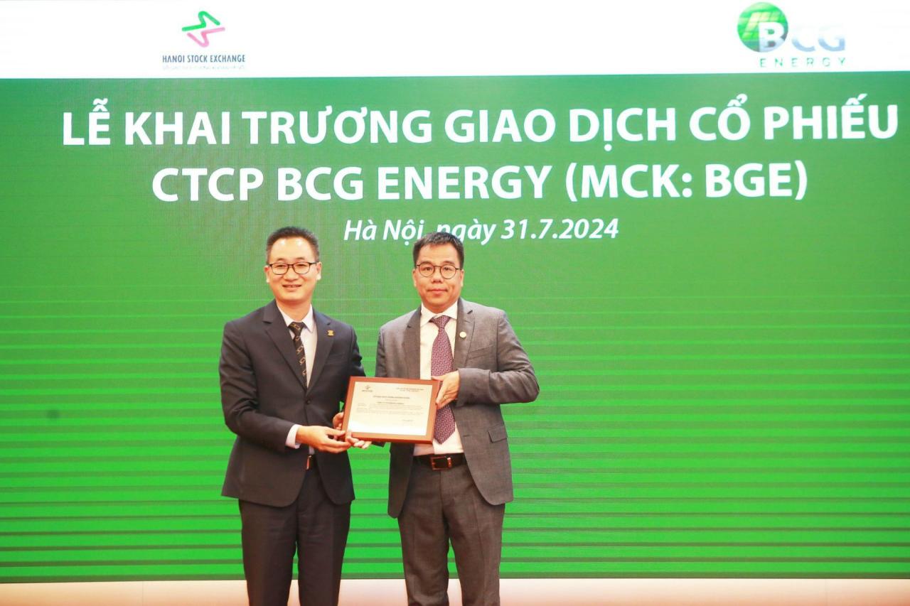 Cổ phiếu BGE của BCG Energy chính thức lên sàn UPCoM- Ảnh 1.