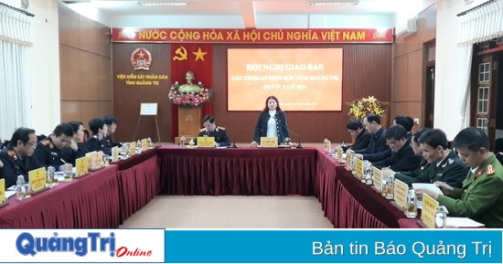 Meeting of coordinating agencies of Quang Tri province in the fourth quarter of 2024