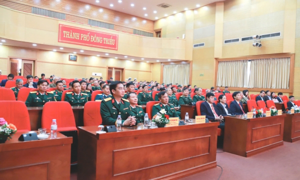 Dong Trieu City: Meeting to celebrate the 80th anniversary of the founding of the Vietnam People's Army