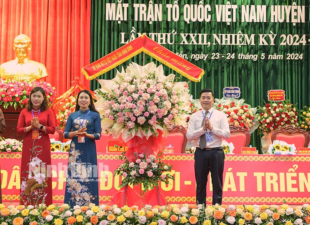 Đại hội đại biểu MTTQ huyện Gia Viễn lần thứ XXII nhiệm kỳ 2024 2029