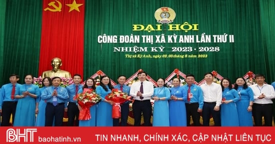 Ông Lê Thanh Nghị được bầu giữ chức Chủ tịch Liên đoàn Lao động thị xã Kỳ Anh