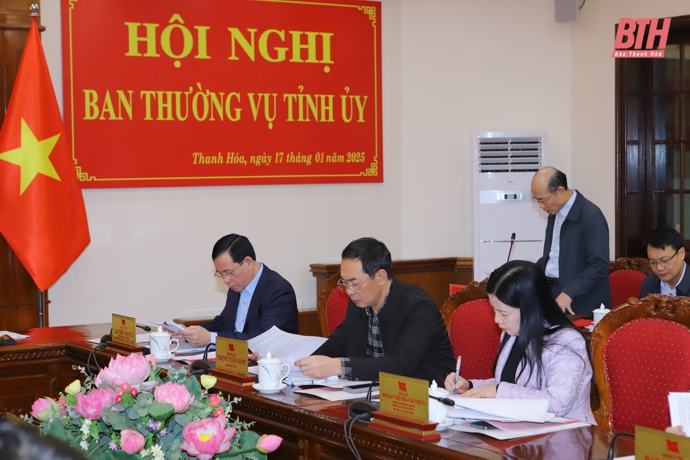 Ban Thường vụ Tỉnh ủy cho ý kiến vào việc sắp xếp tổ chức bộ máy và chuyển đổi số