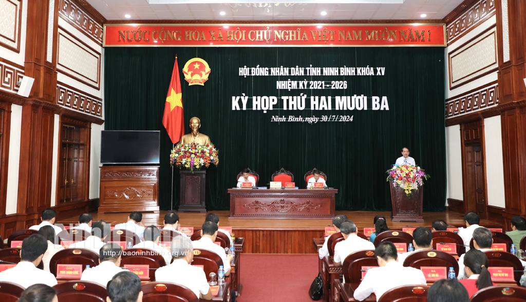 Khai mạc kỳ họp thứ 23 HĐND tỉnh khóa XV