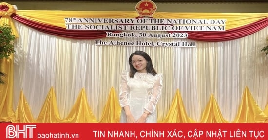 Ha Tinh student studying in Thailand wins “January Star” award