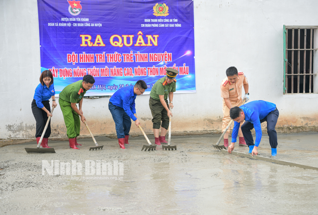 Tuổi trẻ Yên Khánh ra quân chiến dịch Thanh niên tình nguyện hè năm 2024