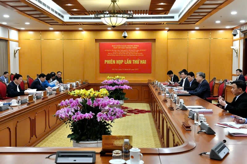 Ban Chỉ đạo Trung ương về tổng kết việc thực hiện Nghị quyết số18NQTW họp phiên thứ 2