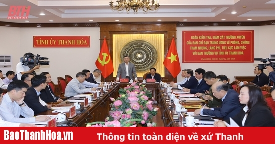 Thanh Hóa thực hiện có hiệu quả công tác phòng, chống tham nhũng, lãng phí, tiêu cực