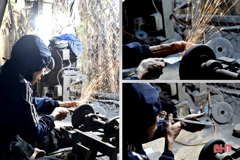 Trung Luong blacksmith village resounds with the sound of hammers