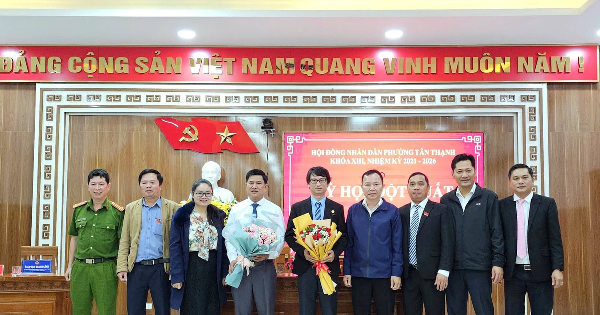 Tam Kỳ: Ông Lê Ngọc Dương được bầu giữ chức Chủ tịch UBND phường Tân Thạnh, nhiệm kỳ 2021