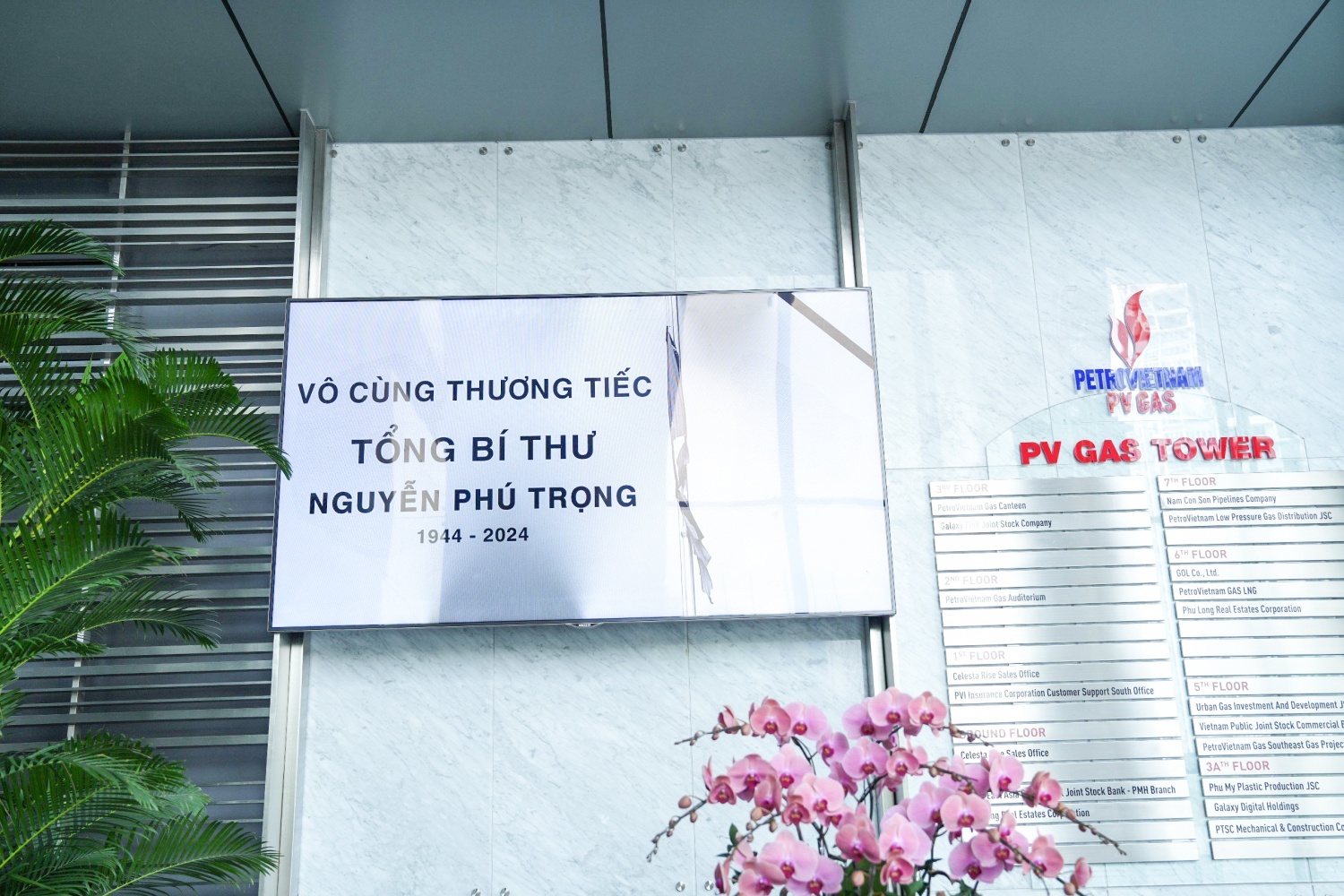 Ngành Dầu khí tưởng nhớ Tổng Bí thư Nguyễn Phú Trọng