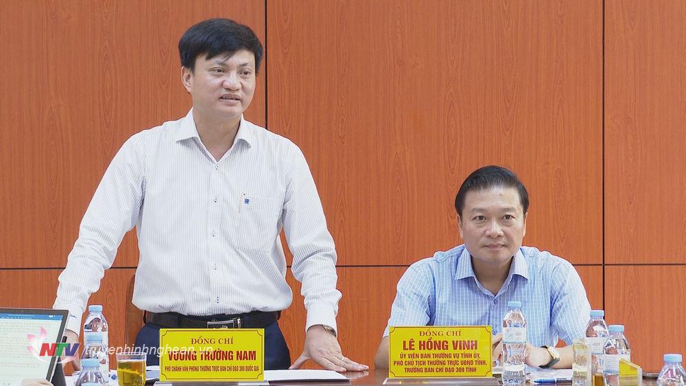 National Steering Committee 389 works with Nghe An province