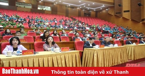 Im Jahr 2024 werden die nationale Verteidigung und Sicherheit in der Stadt Thanh Hoa aufrechterhalten.