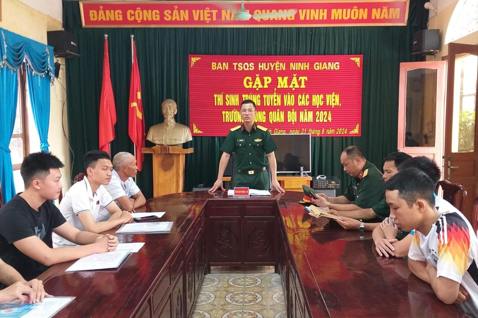 Hai Duong has 68 candidates admitted to military schools.