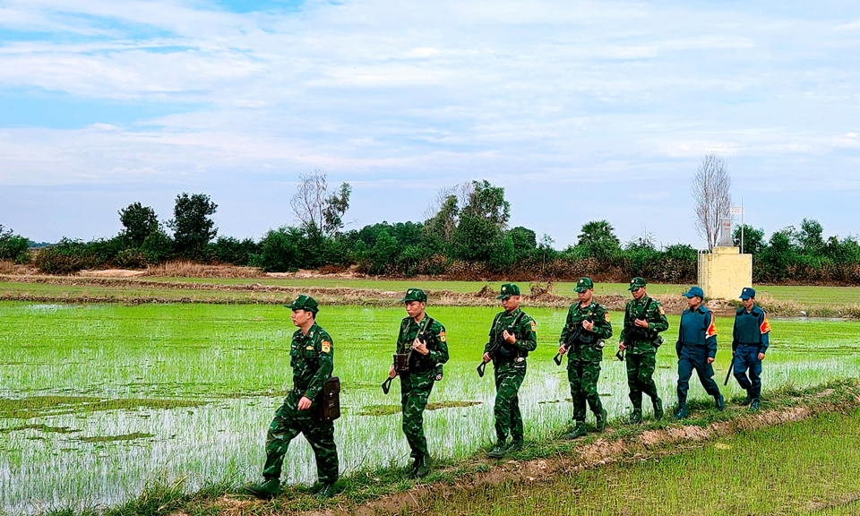 Xuân biên giới với người lính biên phòng