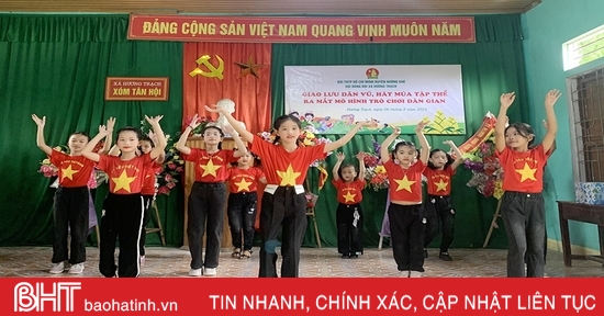 Los niños de Ha Tinh están equipados con más conocimientos y habilidades después de los días de verano.